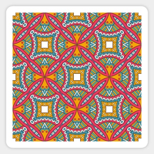 Ornamental floral mandala pattern #7 Sticker